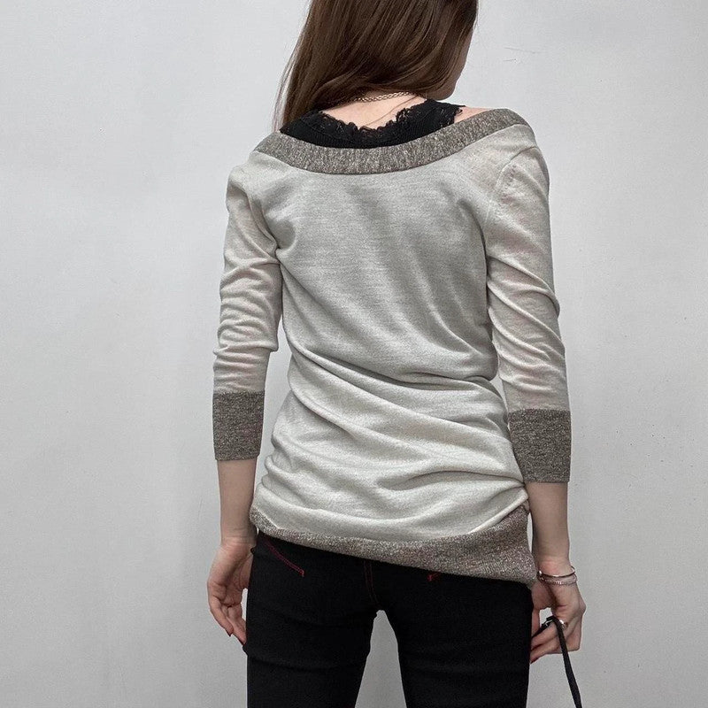 slouchy wide neck allsaints jumper