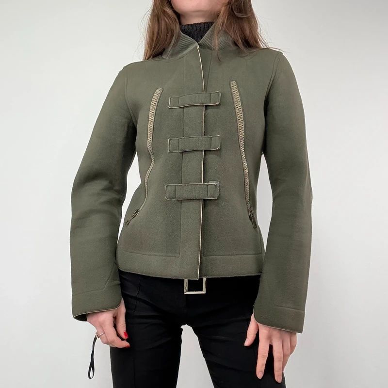 Khaki Cop Copine military jacket
