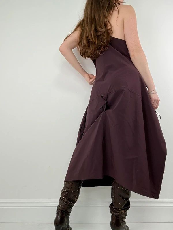 Cop Copine gathered structured maxi dress