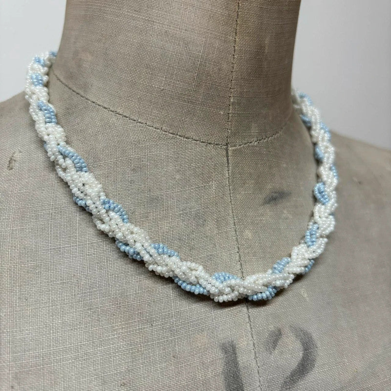 layered beaded boho necklace