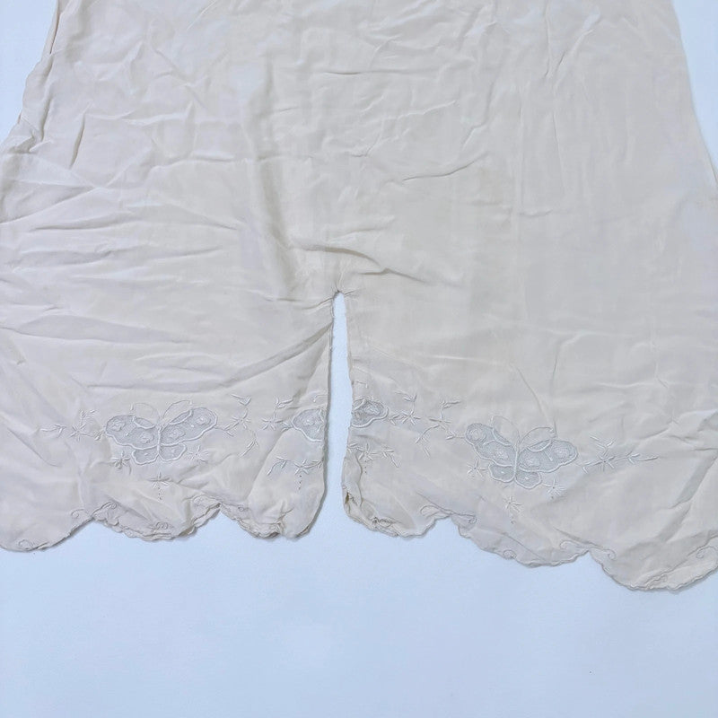 antique silk romper playsuit
