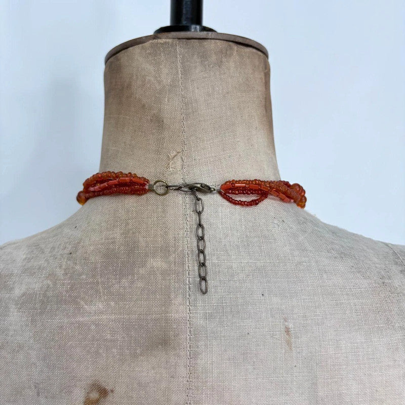 boho draped chain fairy gemstone necklace