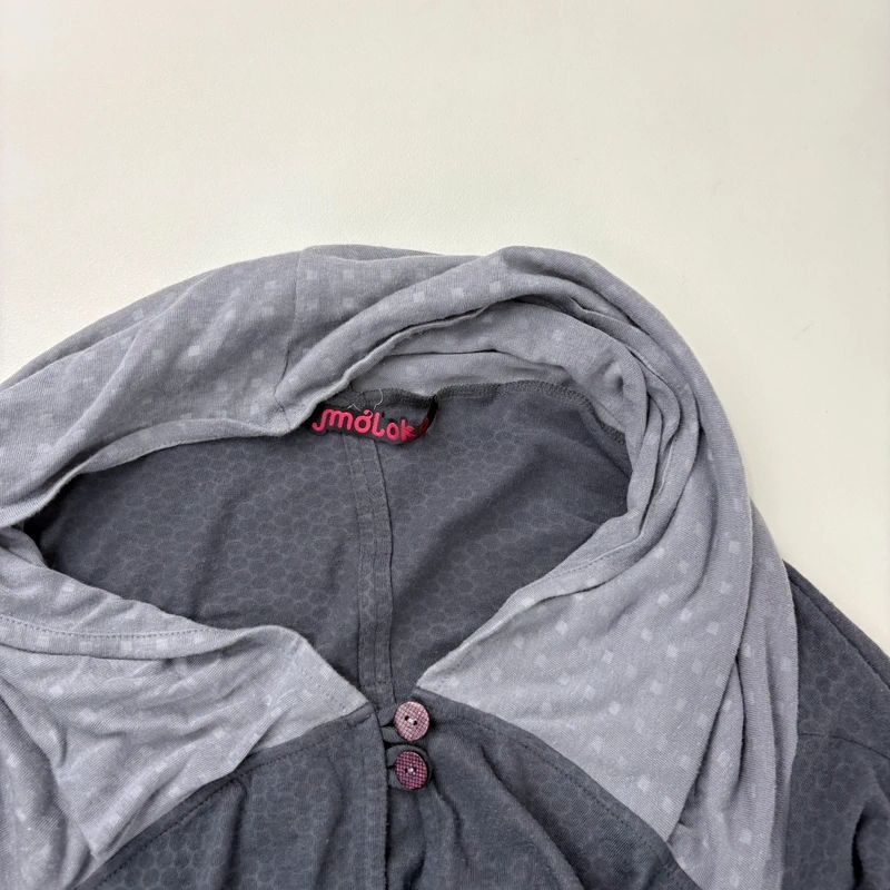 grey structured utility grunge shirt