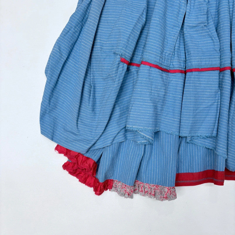 archival deconstructed Marithé + François Girbaud skirt