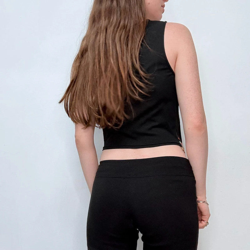 cropped fitted western vest