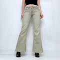 flared khaki levis jeans