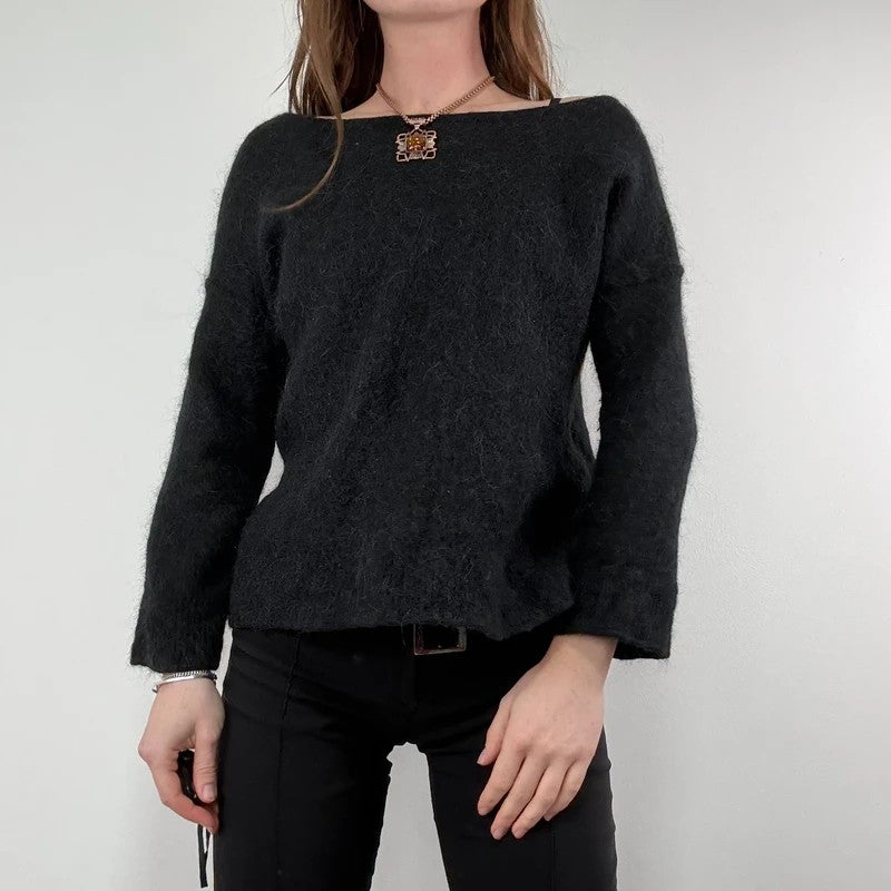 American Vintage alpaca slouchy fluffy knit sweater