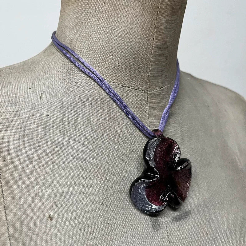 Chunky glass crystal pendant