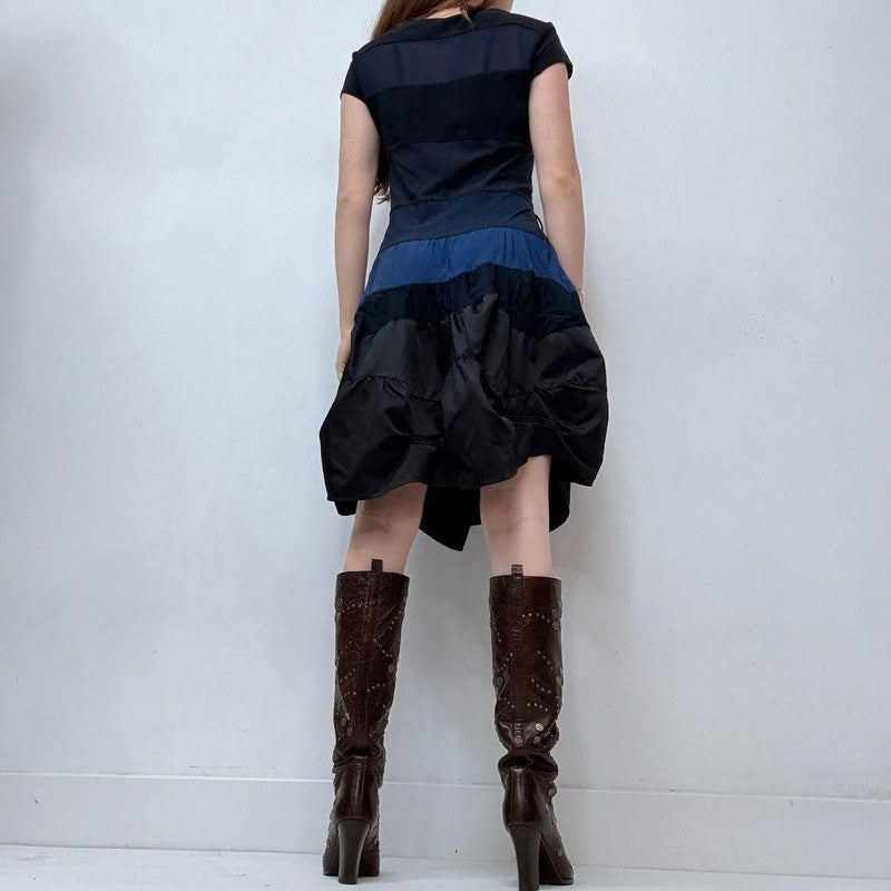 marithe francois girbaud puff draped dress
