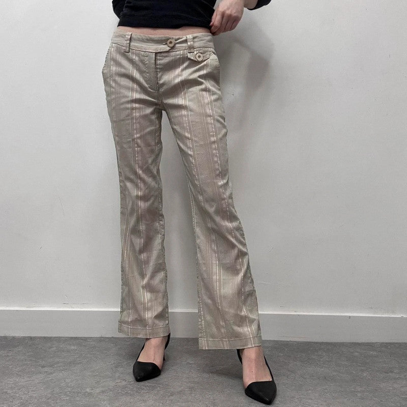 pinstripe cargo suit pants