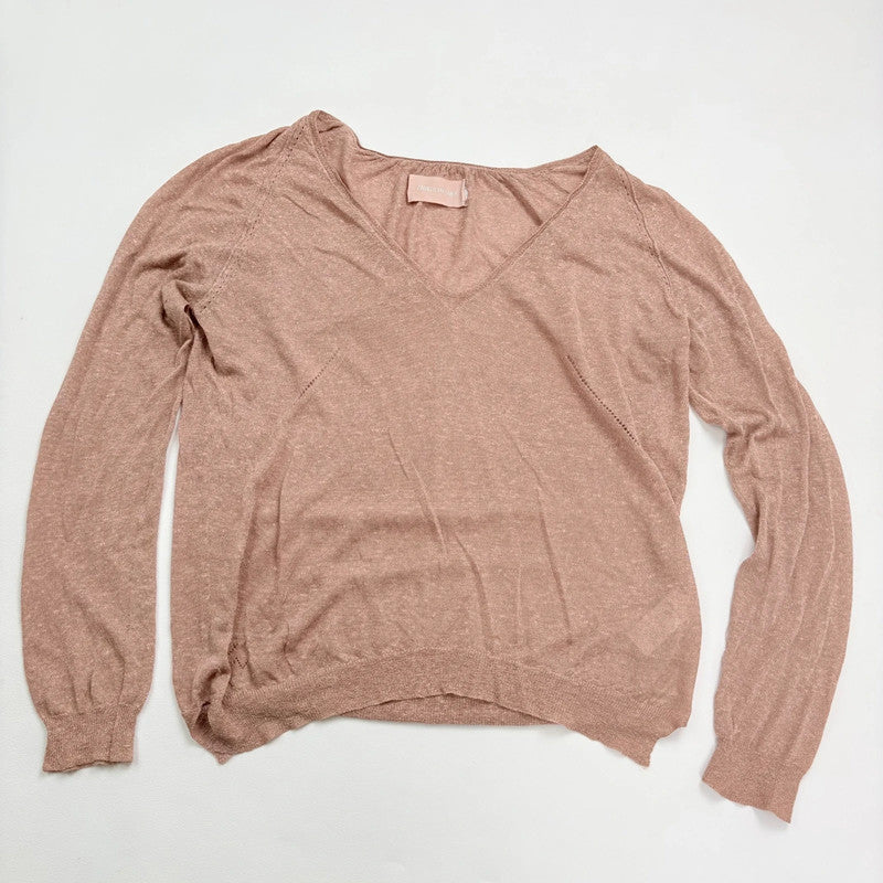 sheer knit zadig & voltiare slouchy jumper