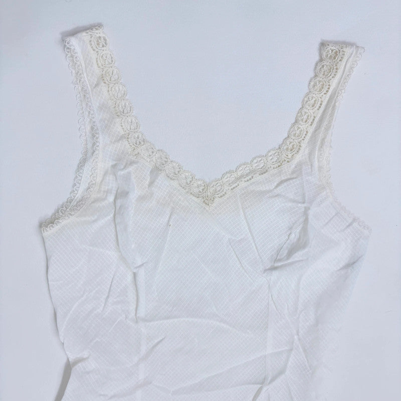sheer white antique lingerie lace dress