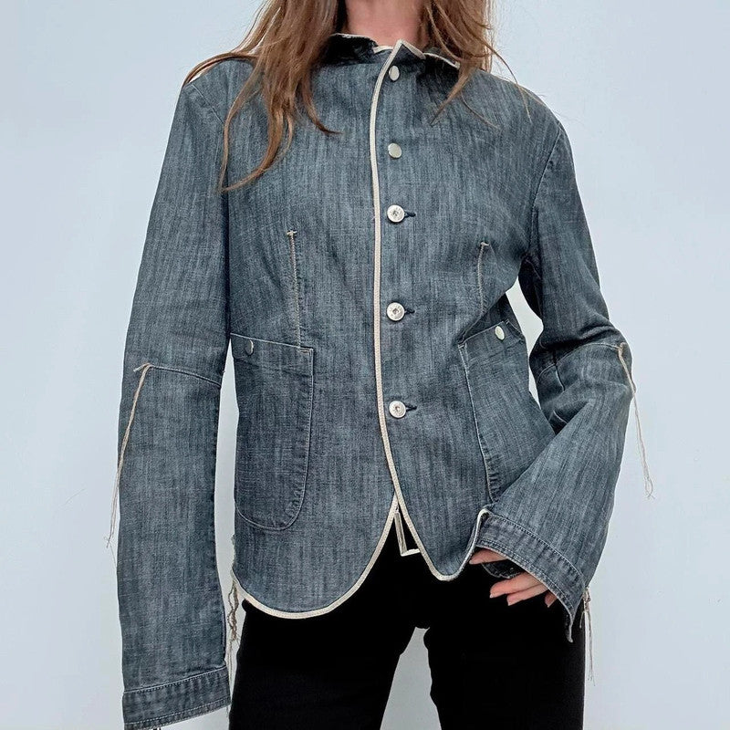 salvage denim Marithe francois Girbaud military jacket