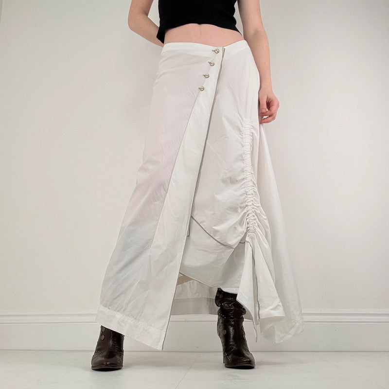 Cop Copine asymmetric flared maxi skirt