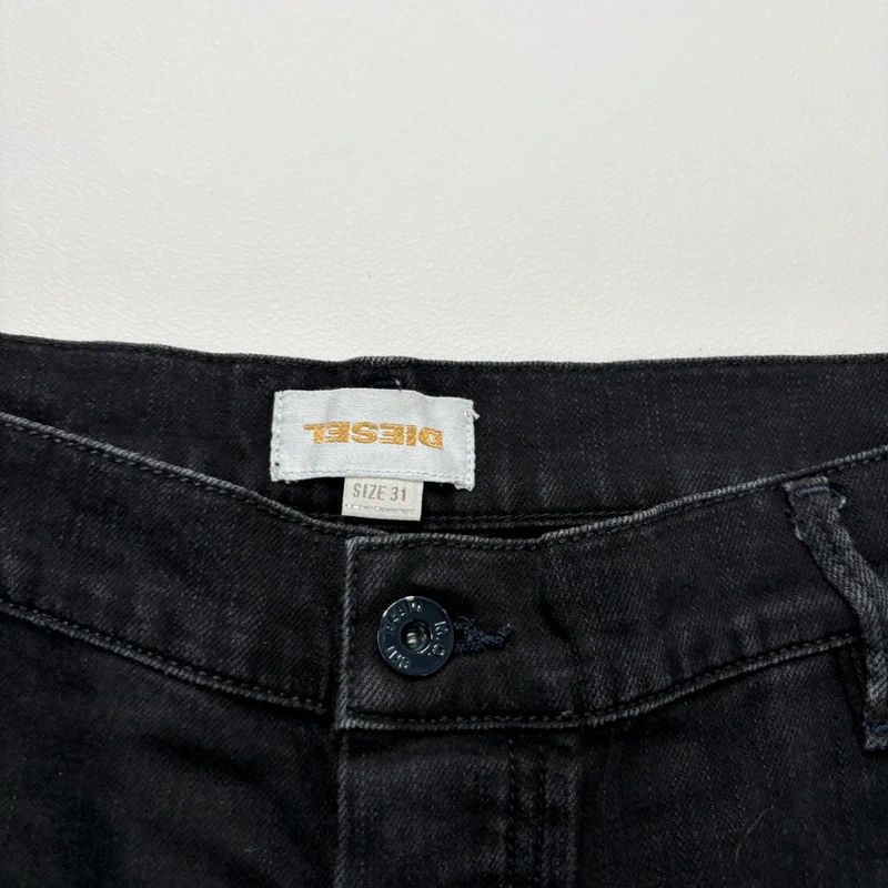 Diesel puff capri grunge rib trousers