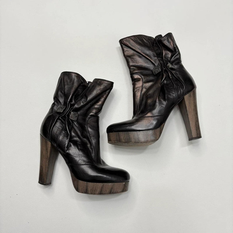 Miss sixty chunky heel boots
