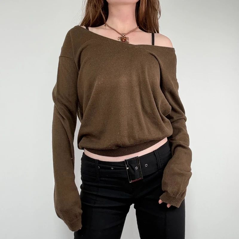 brown Isabel Marant slouchy knit jumper
