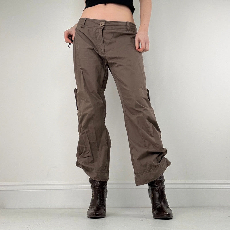 Cop Copine brown wide leg trousers