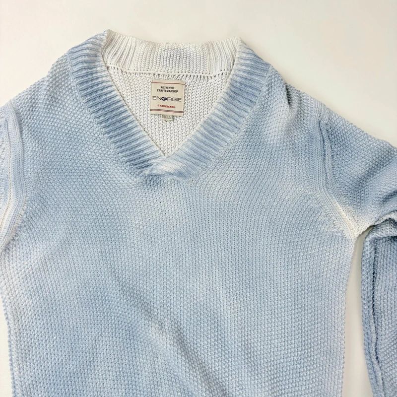 distressed chunky knit slouchy jumper