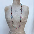 long beaded gemstone necklace