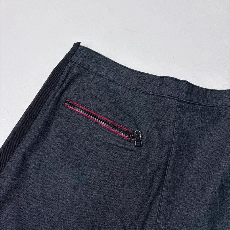 Cop copine dark wash flared denim trousers