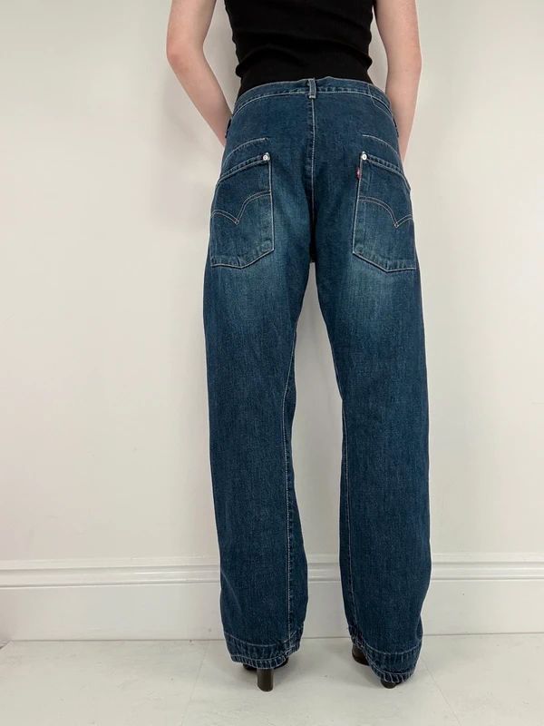 Levis engineered twisted jeans