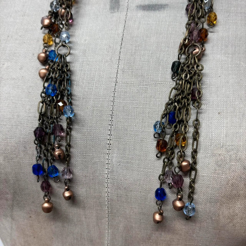 archival horn chain necklace