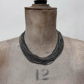 layered silver chain necklace