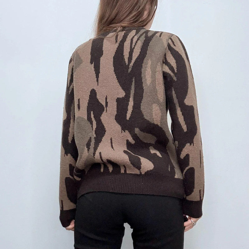 carhartt utility camo knit jumper