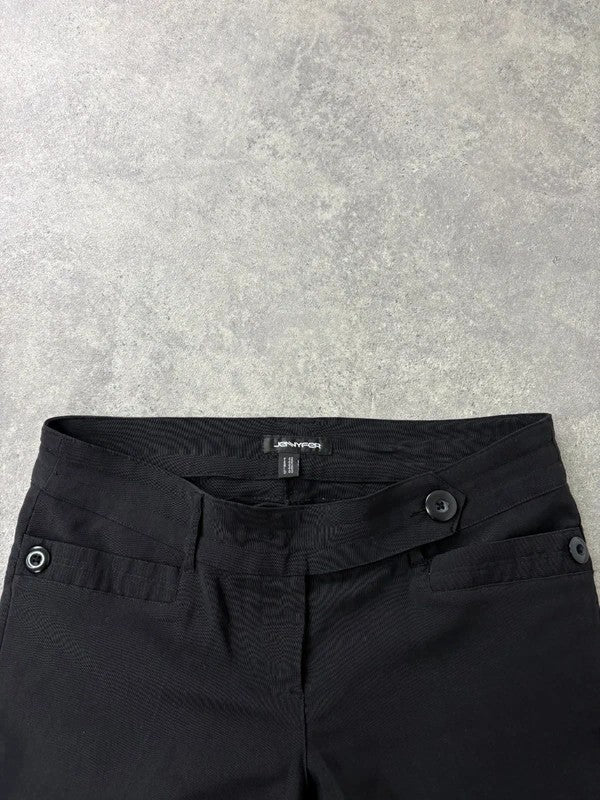 black cropped capri pants