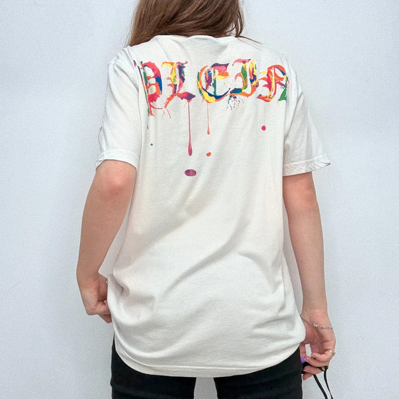 Philipp Plein graphic white short sleeve t-shirt