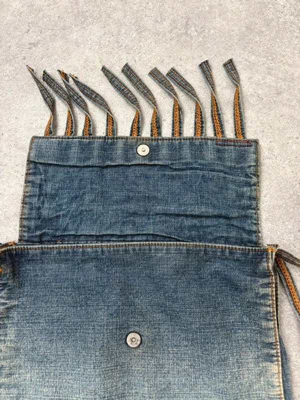 Denim woven tassel Miss sixty crossbody bag