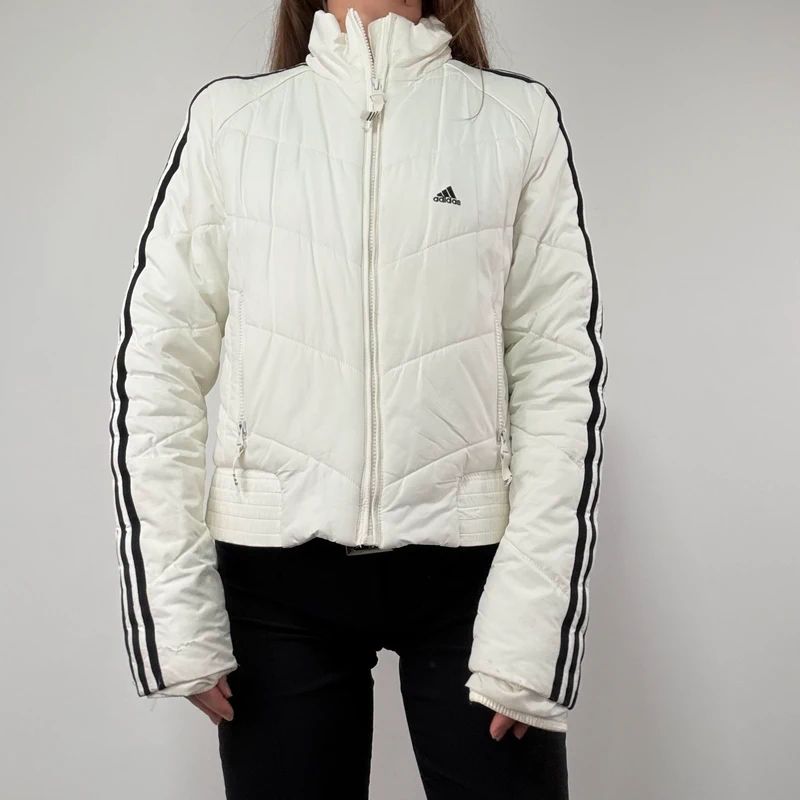 White Adidas Puffer Jacket
