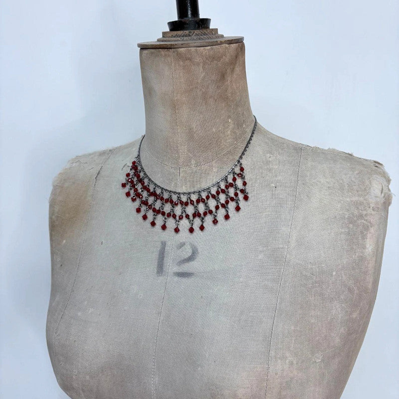 boho draped chain fairy necklace