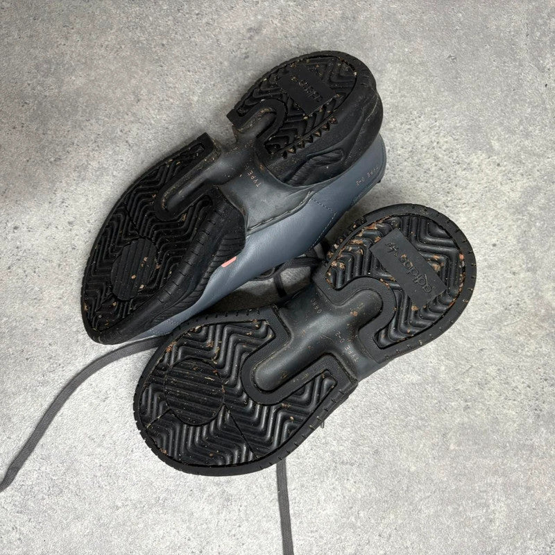 chunky grey adidas low top trainers