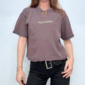 textured cropped Polo sport Ralph Lauren t-shirt
