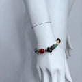 gemstone beaded boho bracelet