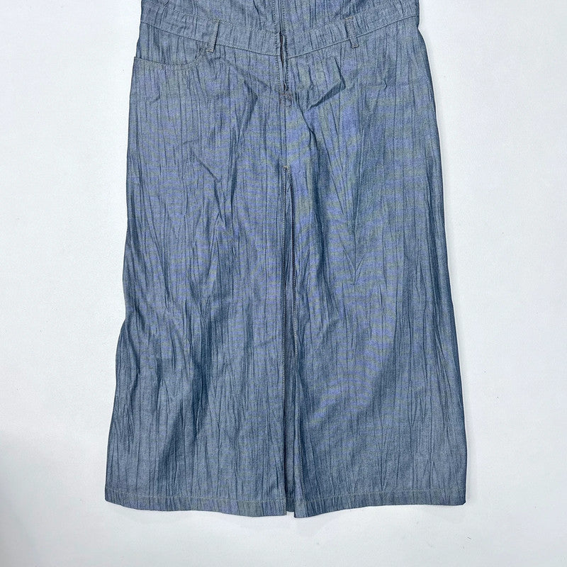 Cop Copine crinkle salvage denim dress