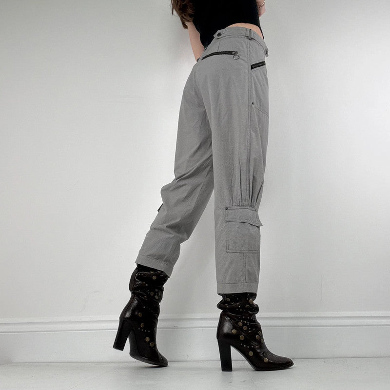 Cop Copine napoleonic grey pinstripe utility trousers