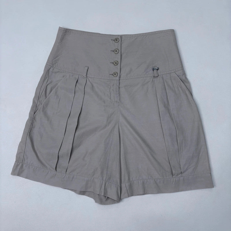 Cop Copine high rise corset style pleated shorts