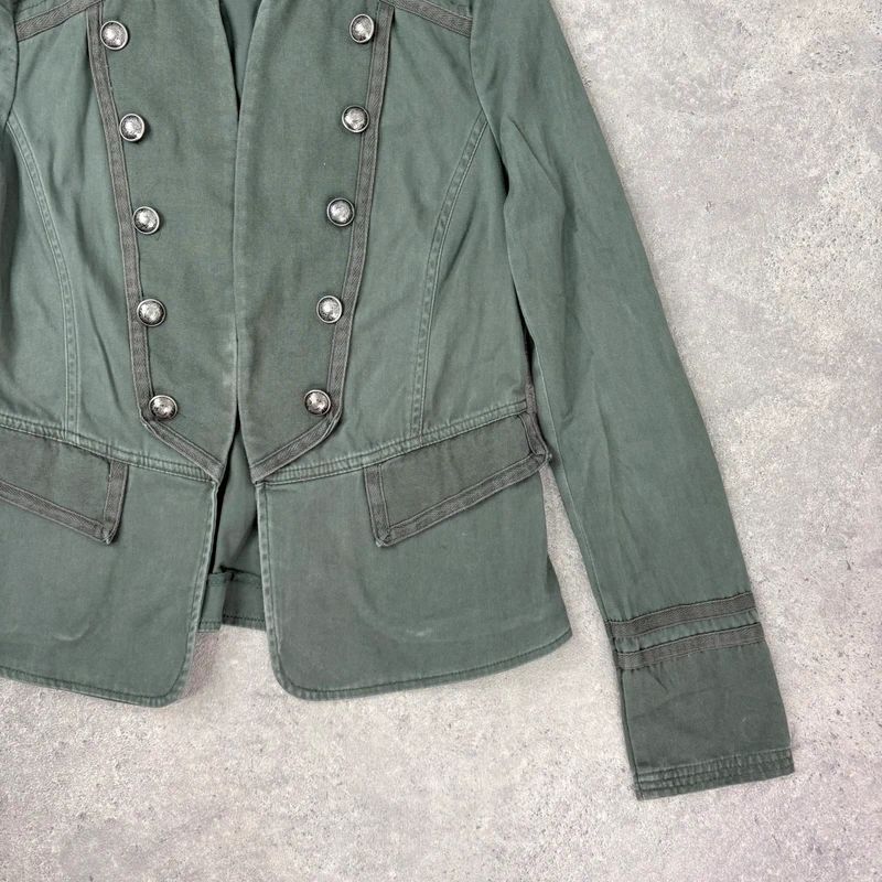 khaki military napoleonic fitted regency jacket