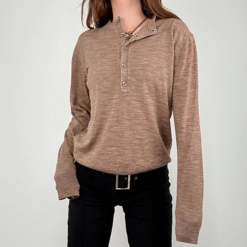 Paul Smith brown knit slouchy jumper