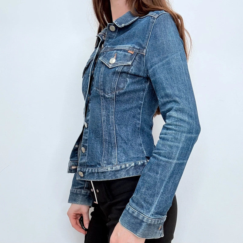 fitted french connection denim jacket