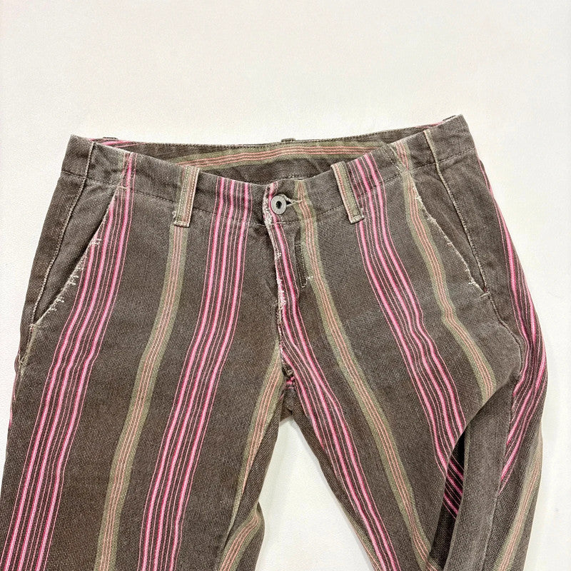 Diesel pinstripe flared jeans