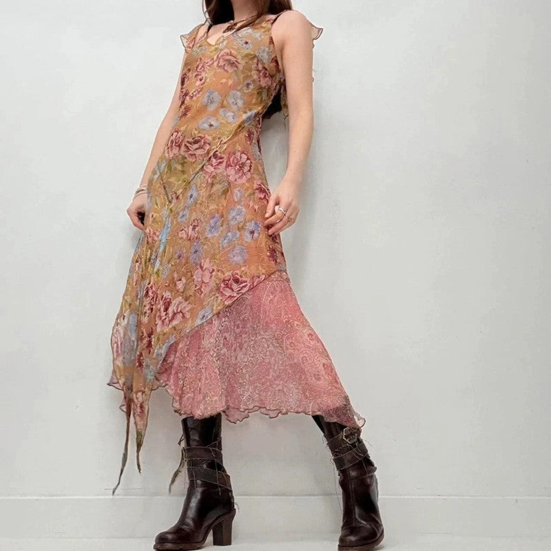 floral Rene derhy fairy paisley dress