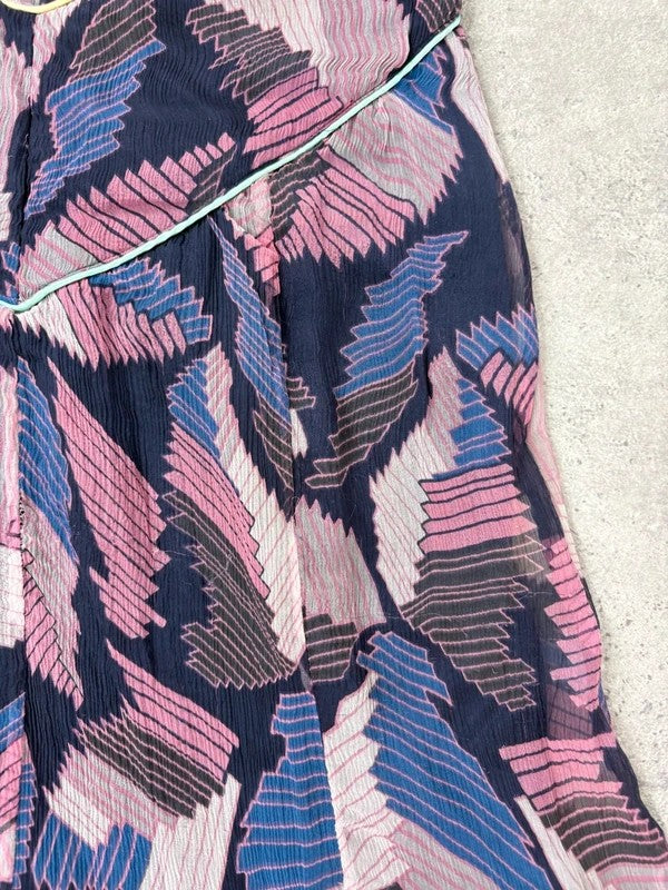 Cargo patterned layered diesel floaty grunge dress