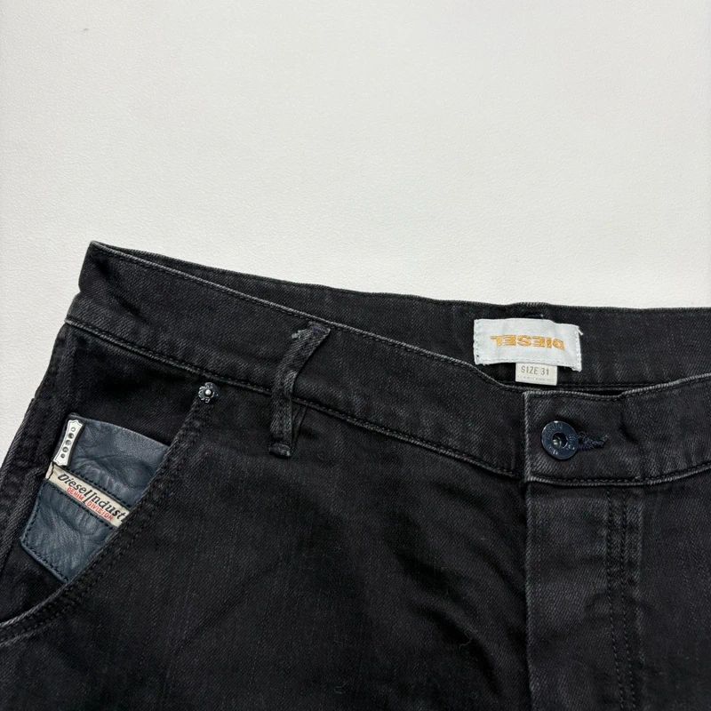Diesel puff capri grunge rib trousers