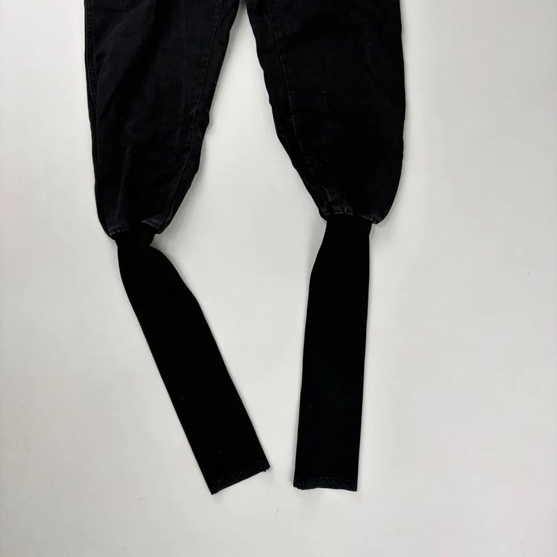 Diesel puff capri grunge rib trousers