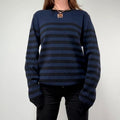 Ami Paris Striped Wool Jumper