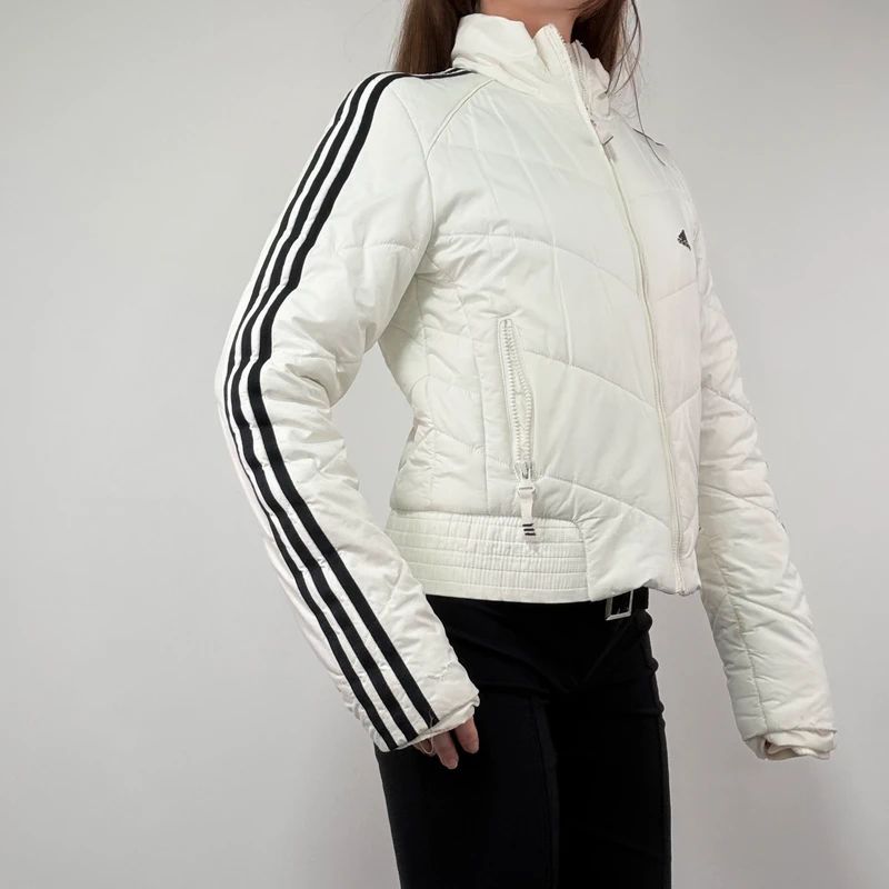 White Adidas Puffer Jacket